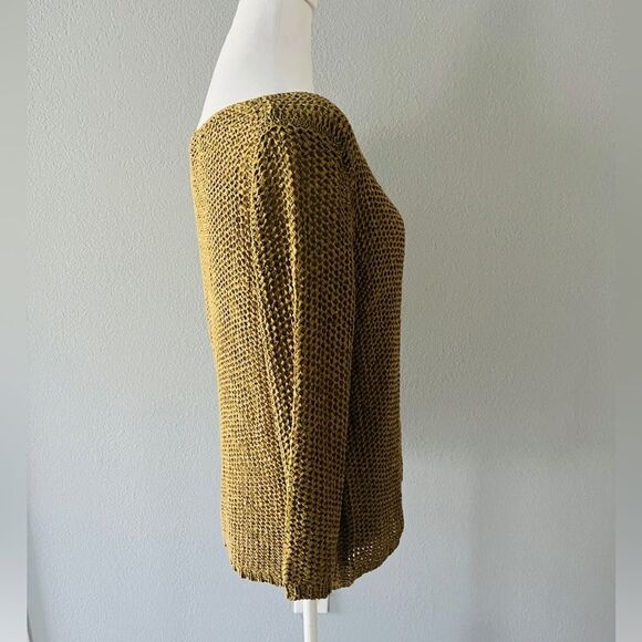 Josephine Chaus Golden Pullover Sweater S | Effortless Chic Fall Style - Picture 5 of 9